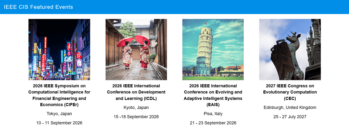 Calendario de Conferencias IEEE CIS
